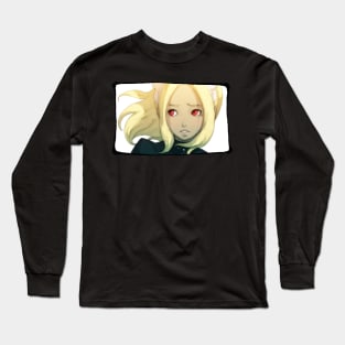 Gravity Rush - Kat Worried Maid Portrait Long Sleeve T-Shirt